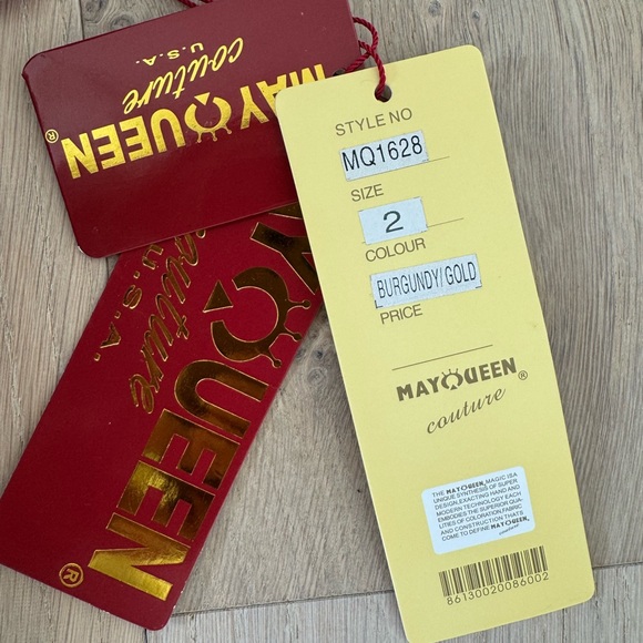 Turquoise Metallic Fit & Flare Formal Long Dress - Picture 13 of 15